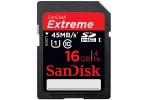 Sandisk SDHC 16GB Extreme 45Mbs