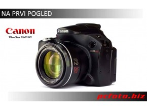 Na prvi pogled ... Canon SX40 HS