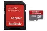 Sandisk Micro SDHC 16GB Mobile Ultra