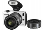 Canon EOS M + 18-55 IS STM + 22 STM + 90EX