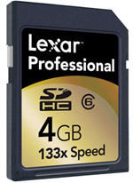 Lexar SDHC 4GB 133x