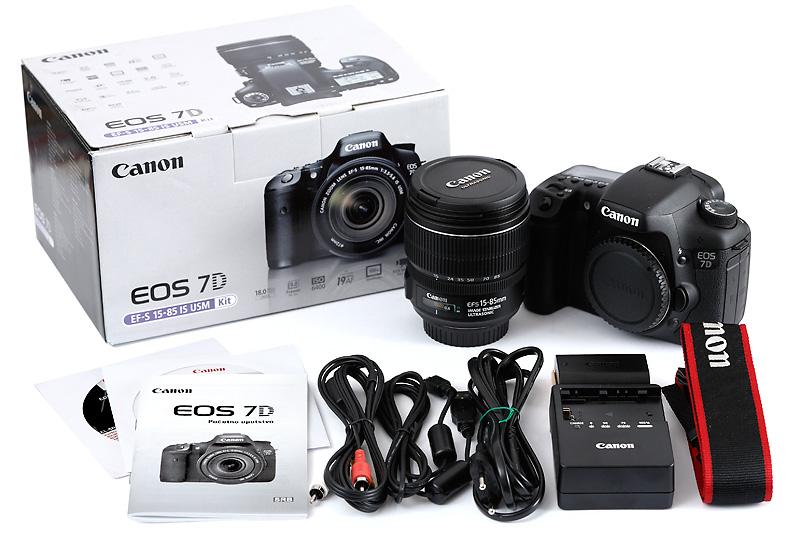 Canon EOS 7D pakovanje