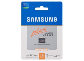 Samsung Micro SDHC 16GB Plus 48MB/s