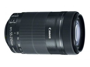 Canon objavio EF-S 55-250 F4-5.6 IS STM kit-friendly zum objektiv.