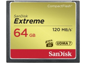 SanDisk Compact Flash 64GB Extreme 120MB/s