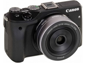 Canon EOS M3 + 18-55 IS STM + 22 f/2 STM + EVF-DC1