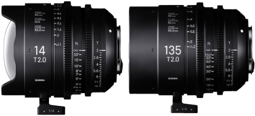 Sigma predstavila nove Cine objektive - Sigma 14mm T2 i Sigma 135mm T2