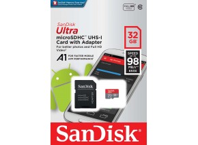 SanDisk Micro SDHC 32GB Ultra 98MB/s