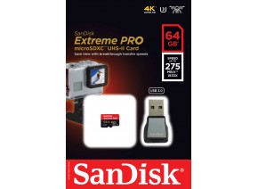 SanDisk Micro SDXC 64GB Extreme PRO 275MB/s