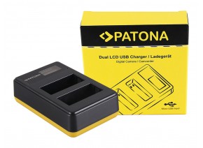 Patona 181964 manji dupli punjač sa USB i LCD za Sony FW50