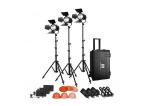 Nanguang CN-30F 3-Light Daylight LED Fresnel 3Kit