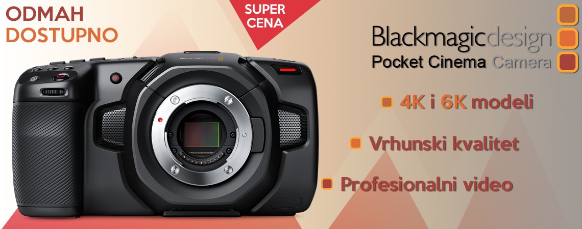 Blackmagic Pocket Cinema Kamera 4K & 6K