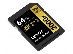 Lexar SDXC 128GB Professional 300MB/s 2000x UHS-II