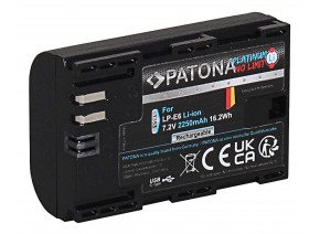 Patona 1353 Canon LP-E6 with USB-C