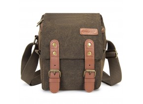 CADEN N1 Simple Retro Camera Bag (Coffee)