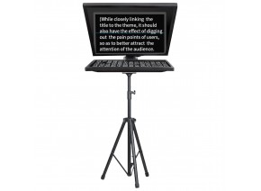 Desview T17 Teleprompter Set with 17'' Self-Reversing Monitor