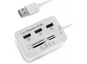 USB Hub 3.0/3.1 + Card Reader  USB-A