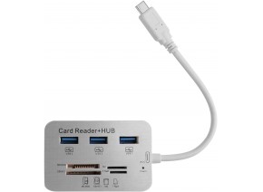 USB Hub 3.0/3.1 + Card Reader  USB-C