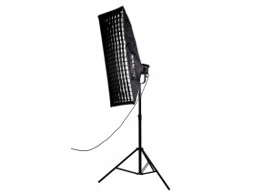 Nanlite Asymmetrical Stripbank Softbox with Bowens Mount