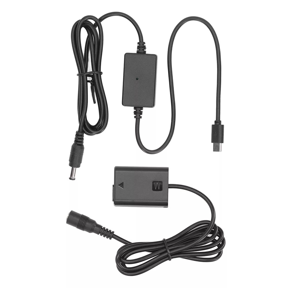 Pcfoto Dummy Battery Sony Np Fw50 Dc Coupler Usb C Kit