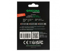 PATONA 1410 Premium USB-C 4x AA  1.5V Li-Polymer 3000mWh/2000mAh