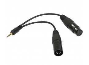 Nanlite CB-DMX-3.5C-1/2 DMX Adapter Cable with Locking 3.5mm Connector