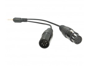 Nanlite CB-DMX-3.5C-1/2 DMX Adapter Cable with Locking 3.5mm Connector