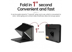 LENSGO TC7 Teleprompter Fold In 1 Second