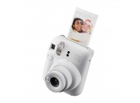 FUJIFILM INSTAX MINI 12 Instant Film Camera - CLAY WHITE + POKLON TORBICA