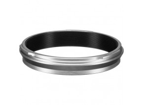 FUJIFILM LH-X100 Lens Hood and Adapter Ring Silver