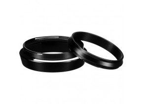 FUJIFILM LH-X100 Lens Hood and Adapter Ring Black