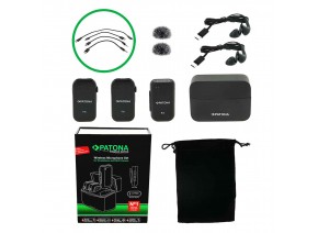 PATONA 9877 Premium Wireless Microphone System for Smartphones and DSLR Cameras