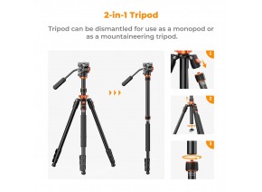 K&F Concept KF09.136 video tripod