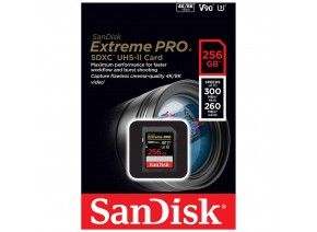 SanDisk SDXC 256GB Extreme Pro 300MB/s