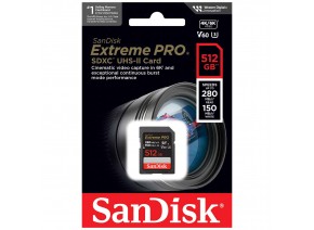 SanDisk SDXC 512GB Extreme Pro 280MB/s