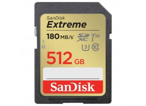 SanDisk SDXC 512GB Extreme 180MB/s