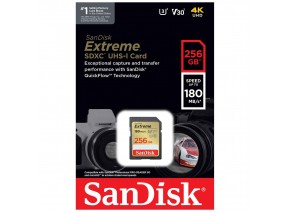 SanDisk SDXC 256GB Extreme 180MB/s