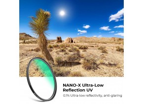 K&F Concept Nano-X Series Ultra-Low Reflection UV Filter 95mm KF01.2482