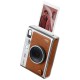 FUJIFILM INSTAX MINI EVO Hybrid Instant Camera (Brown)