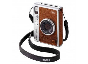 FUJIFILM INSTAX MINI EVO Hybrid Instant Camera (Brown)