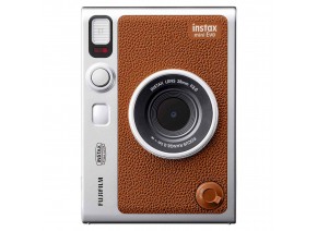 FUJIFILM INSTAX MINI EVO Hybrid Instant Camera (Brown)