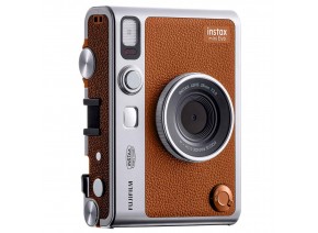 FUJIFILM INSTAX MINI EVO Hybrid Instant Camera (Brown)