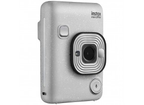 FUJIFILM INSTAX Mini LiPlay Hybrid Instant Camera (Stone White)