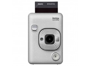 FUJIFILM INSTAX Mini LiPlay Hybrid Instant Camera (Stone White)