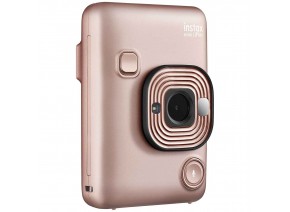 FUJIFILM INSTAX Mini LiPlay Hybrid Instant Camera (Blush Gold)