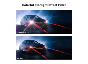 K&F Concept Colorful Streak Special Effects Filter 77mm KF01.2685