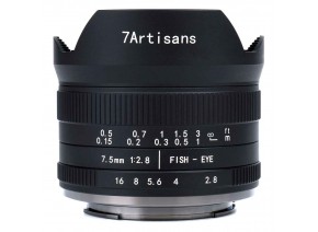 7artisans Photoelectric 7.5mm f/2.8 za Fuji FX-Mount