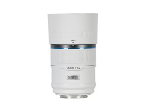 SIRUI Sniper Series 75mm F1.2 APS-C Frame Autofocus Lens Fuji X white