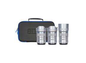 SIRUI Sniper Series F1.2 APS-C Frame Autofocus Lens Set 23mm+33mm+56mm Sony E silver