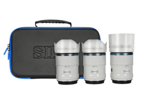 SIRUI Sniper Series F1.2 APS-C Frame Autofocus Lens Set 23mm+33mm+56mm Sony E white